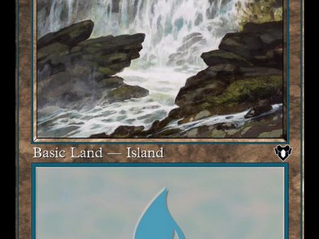 Island (441) (Retro) [Commander Masters] Cheap