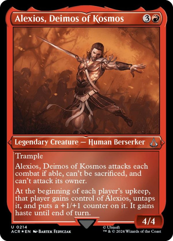 Alexios, Deimos of Kosmos (Foil Etched) [Assassin s Creed] Supply