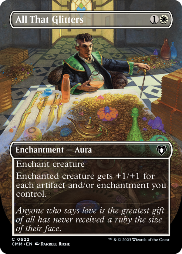 All That Glitters (Borderless Alternate Art) [Commander Masters] Online now