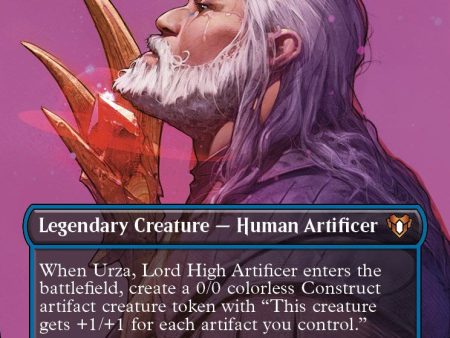 Urza, Lord High Artificer (Borderless Profile) [Commander Masters] Discount