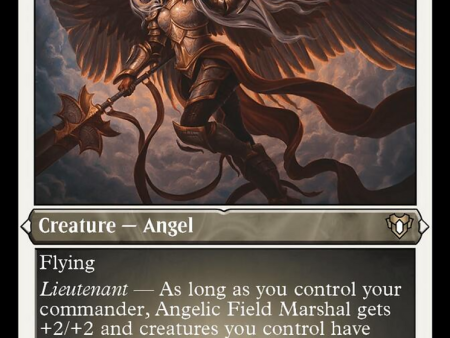 Angelic Field Marshal (Foil Etched) [Commander Masters] Supply