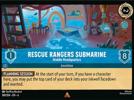 Rescue Rangers Submarine - Mobile Headquarters (169 204) [Azurite Sea] Sale