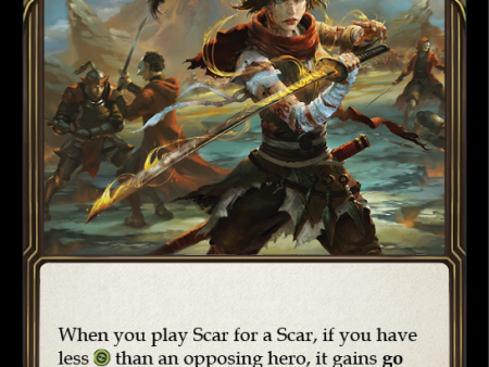 Scar for a Scar (Yellow) [U-WTR192] (Welcome to Rathe Unlimited)  Unlimited Normal Discount