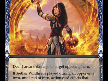 Aether Wildfire [EVR123] (Everfest)  1st Edition Extended Art Rainbow Foil For Cheap