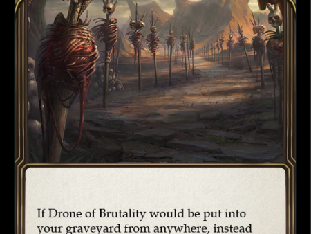 Drone of Brutality (Blue) [U-WTR166] (Welcome to Rathe Unlimited)  Unlimited Normal Cheap