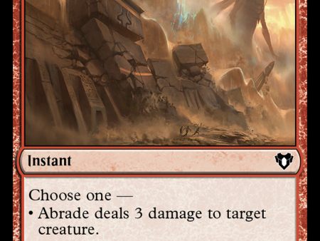 Abrade [Commander Masters] For Cheap