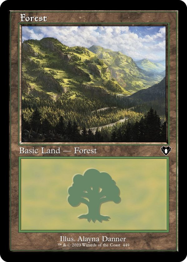 Forest (449) (Retro) [Commander Masters] Fashion