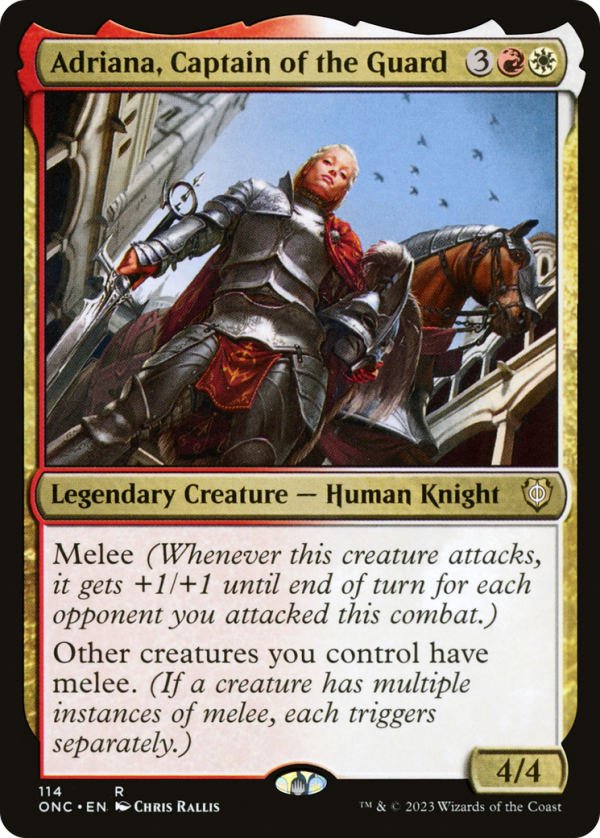 Adriana, Captain of the Guard [Phyrexia: All Will Be One Commander] Supply