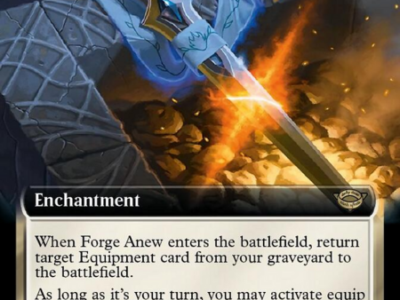 Forge Anew (Extended Art) (Surge Foil) [The Lord of the Rings: Tales of Middle-Earth] Hot on Sale