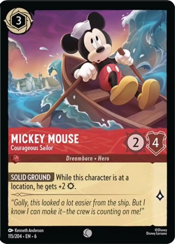 Mickey Mouse - Courageous Sailor (115 204) [Azurite Sea] Hot on Sale