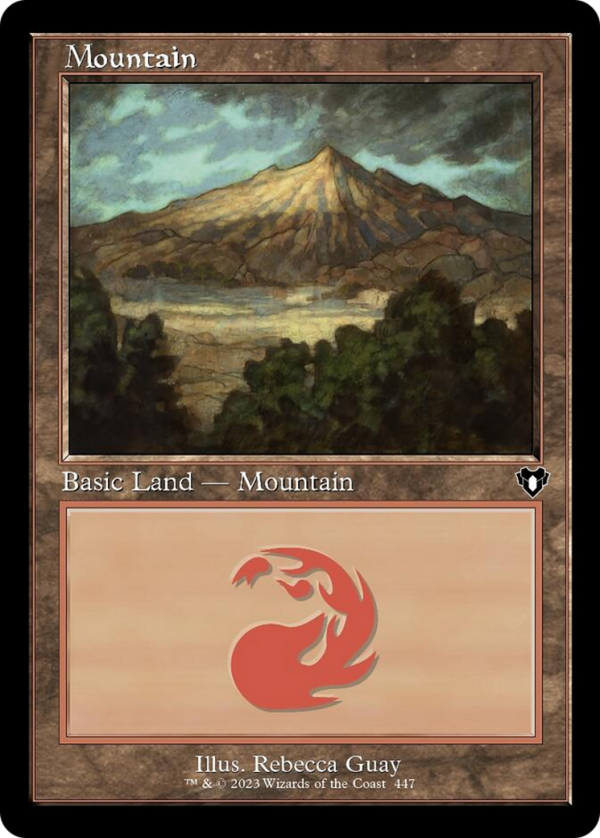 Mountain (447) (Retro) [Commander Masters] For Discount