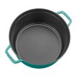 Staub Cast Iron 5.5-qt Round Cocotte - Turquoise Cheap