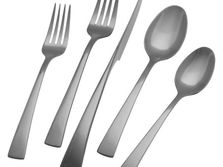 Zwilling Bellasera 20-pc 18 10 Stainless Steel Flatware Set - Slate Online Sale