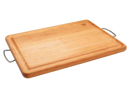 Zwilling Cherry Wood Carving Board with Handles on Sale