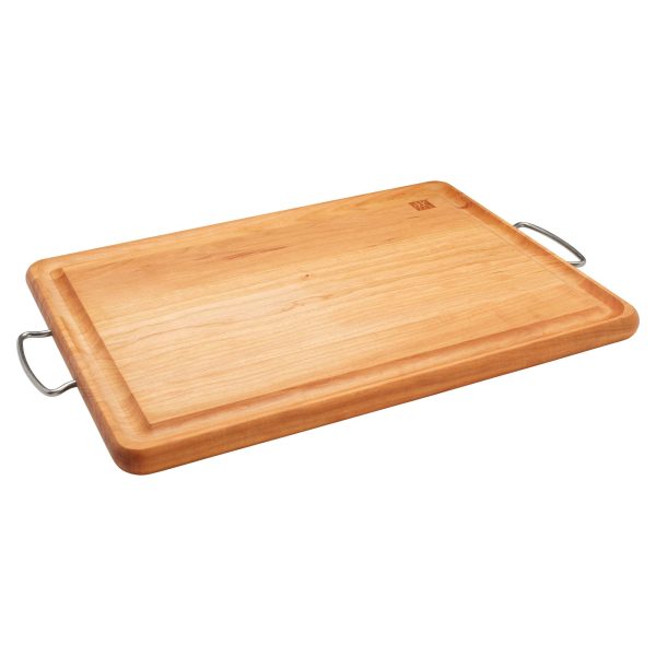 Zwilling Cherry Wood Carving Board with Handles on Sale