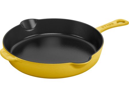 Staub Cast Iron 8.5-inch Traditional Deep Skillet - Citron Cheap