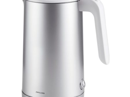 Zwilling Enfinigy Cool Touch 1.5-Liter Electric Kettle, Cordless Tea Kettle & Hot Water, Silver Sale