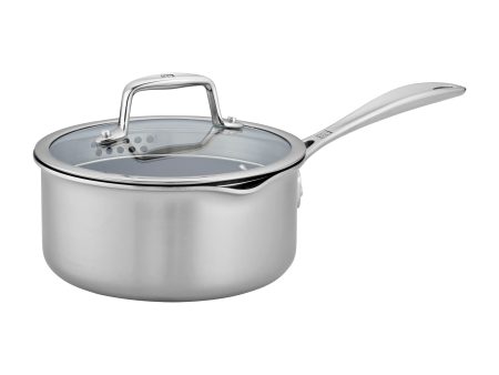 Zwilling Clad CFX 2-qt Stainless Steel Ceramic Nonstick Saucepan on Sale