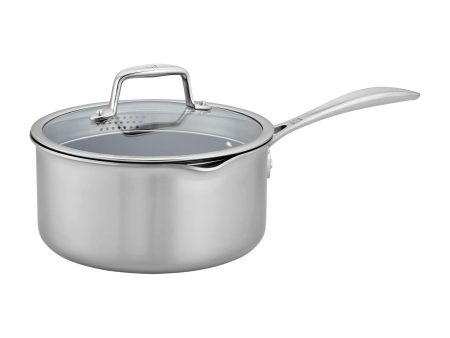 Zwilling Clad CFX 3-qt Stainless Steel Ceramic Nonstick Saucepan Sale