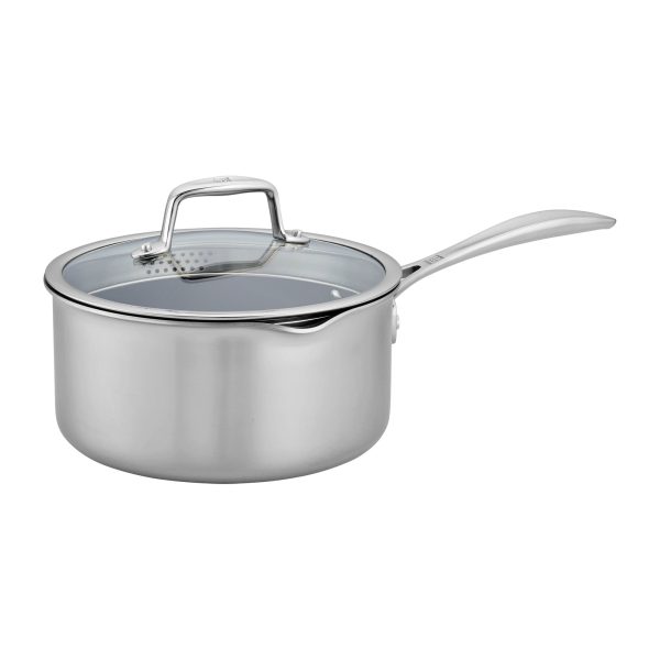 Zwilling Clad CFX 3-qt Stainless Steel Ceramic Nonstick Saucepan Sale