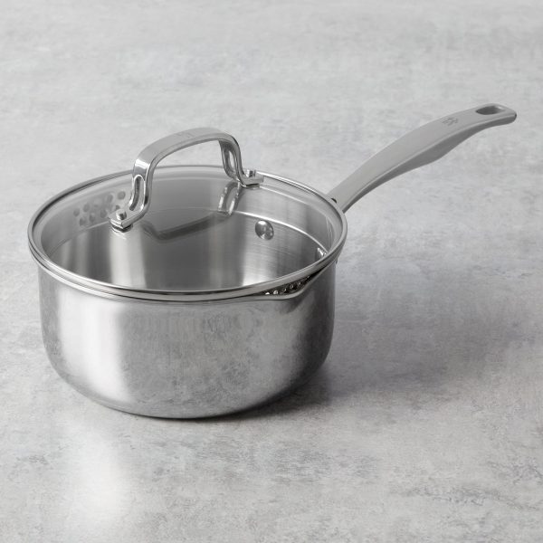 Henckels Clad H3 2-qt Stainless Steel Saucepan with Lid For Cheap