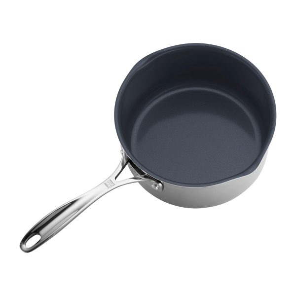 Zwilling Clad CFX 3-qt Stainless Steel Ceramic Nonstick Saucepan Sale