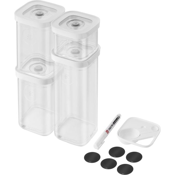 Zwilling Fresh & Save Cube Box Set, 6-pc, Plastic, Airtight Dry Food Storage Container, Small Cube Set on Sale