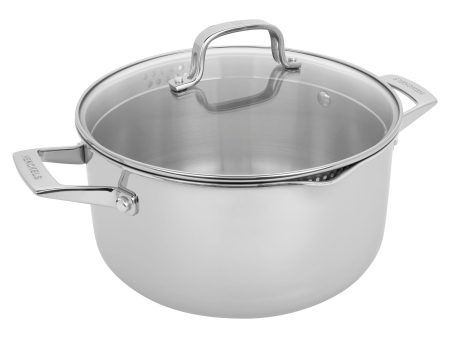 Henckels Clad H3 6-qt Stainless Steel Dutch Oven with Lid For Cheap