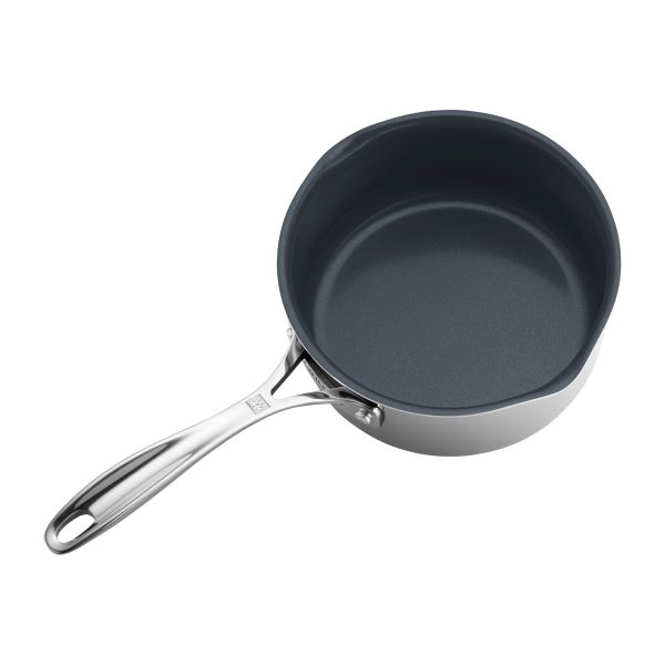 Zwilling Clad CFX 2-qt Stainless Steel Ceramic Nonstick Saucepan on Sale