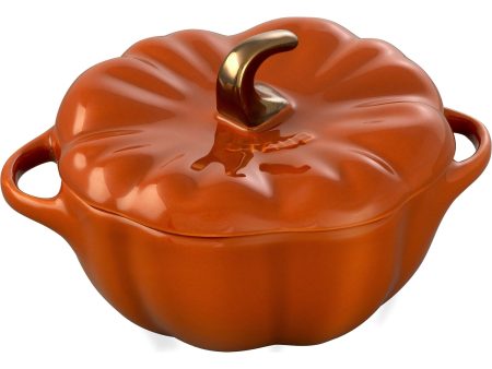 Staub Ceramic 24-oz Pumpkin Cocotte - Burnt Orange Online now