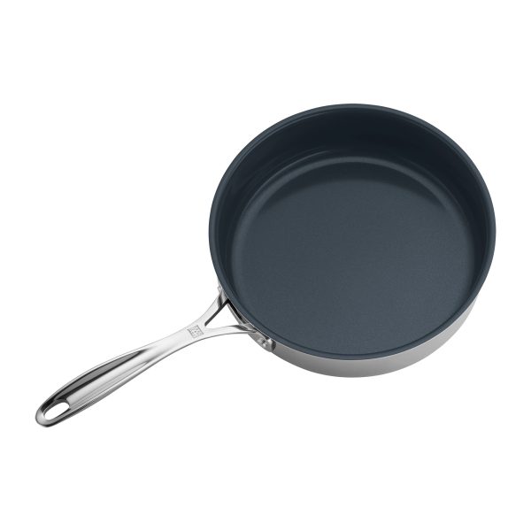 Zwilling Clad CFX 3-qt Stainless Steel Ceramic Nonstick Saute Pan Online Hot Sale