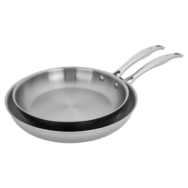 Henckels Clad H3 2-pc Stainless Steel 10-in & 12-in Fry Pan Set For Cheap