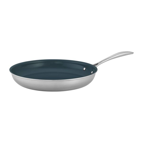 Zwilling Clad CFX 12-inch Stainless Steel Ceramic Nonstick Fry Pan Online Hot Sale