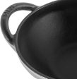 Staub Cast Iron 0.5-qt Baby Wok - Graphite Grey Fashion