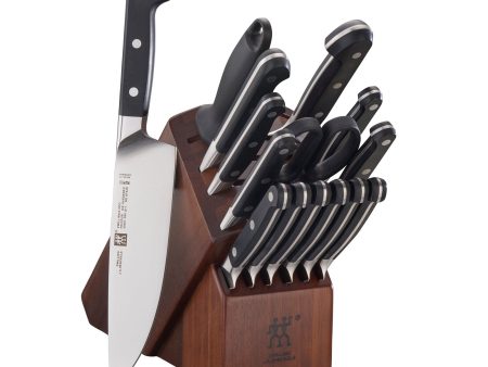 Zwilling Pro 16-pc Knife Block Set - Acacia For Discount