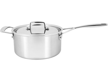 Demeyere Essential 5-ply 4-qt Stainless Steel Saucepan with Lid Fashion