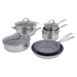 Henckels Clad H3 10-pc Stainless Steel Ceramic Nonstick Cookware Set Supply